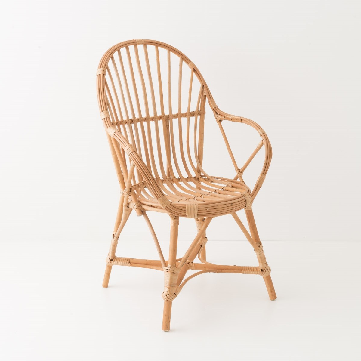 Wimberly Cane Armchair with Cushions