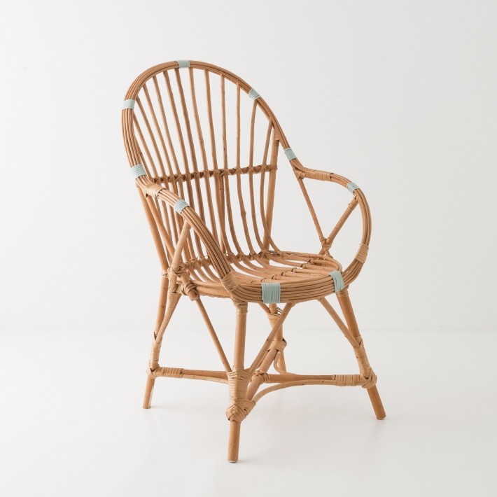 Cesar wicker armchair without cushion