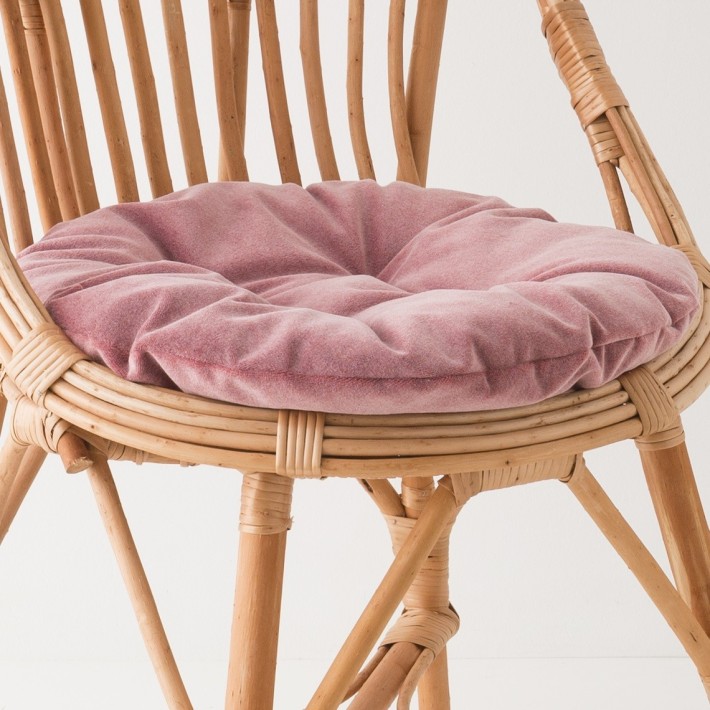 Antonin wicker armchair without cushion