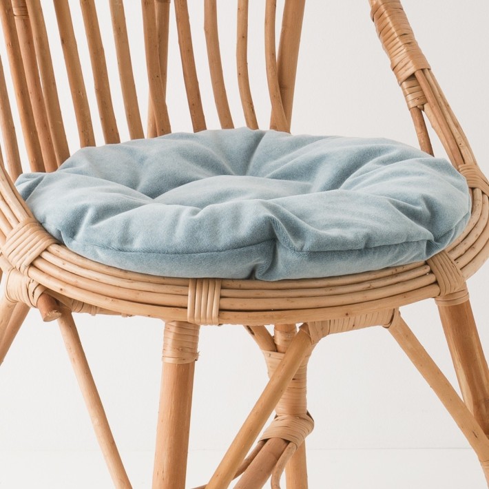 Antonin wicker armchair without cushion