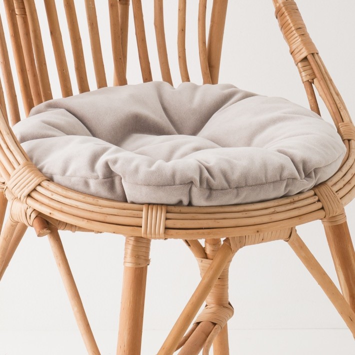 Antonin wicker armchair without cushion