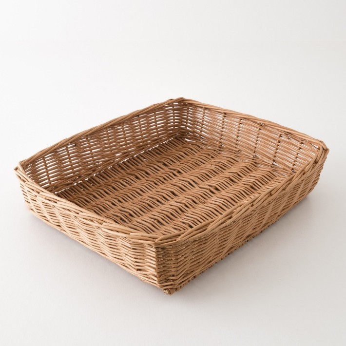 Willow laundry basket 54 cm high