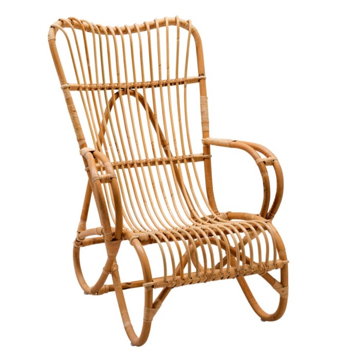 Rattan armchair Marlene - without cushion