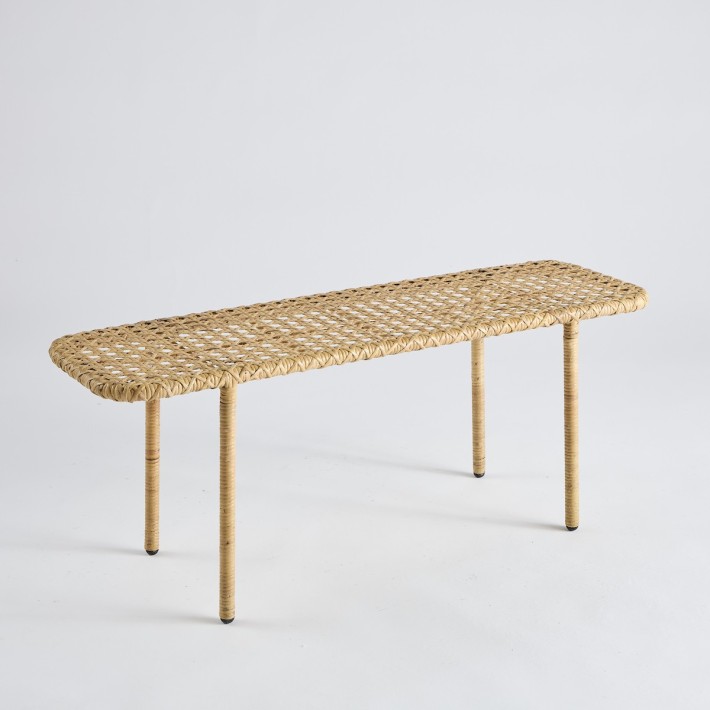 Rattan bench PU050