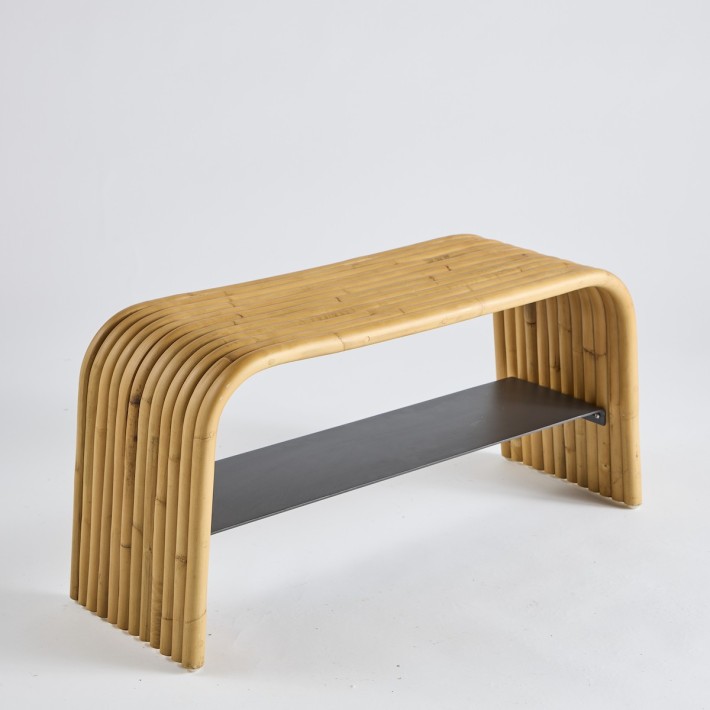 Banc Riviera en rotin naturel PU055