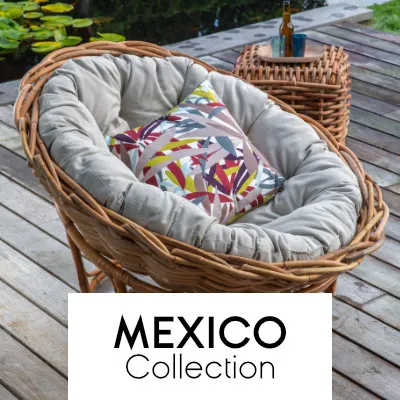 Mexico rattan papasan